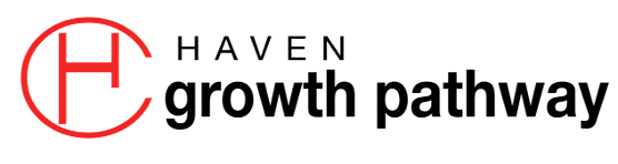 Bold red letter H in circle