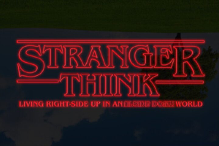 Stranger Think logo with red lettering