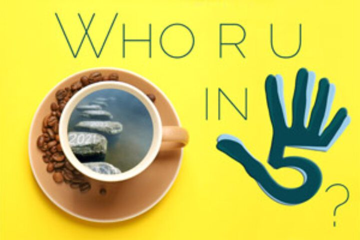 Hand and coffee cup illustration