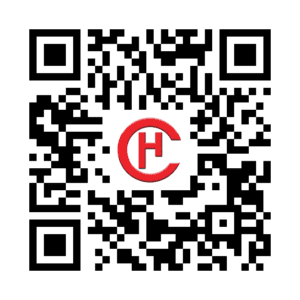 Black and white QR code design