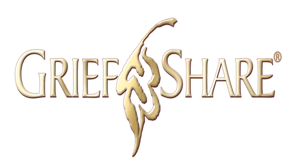 GriefShare logo with stylized leaf design