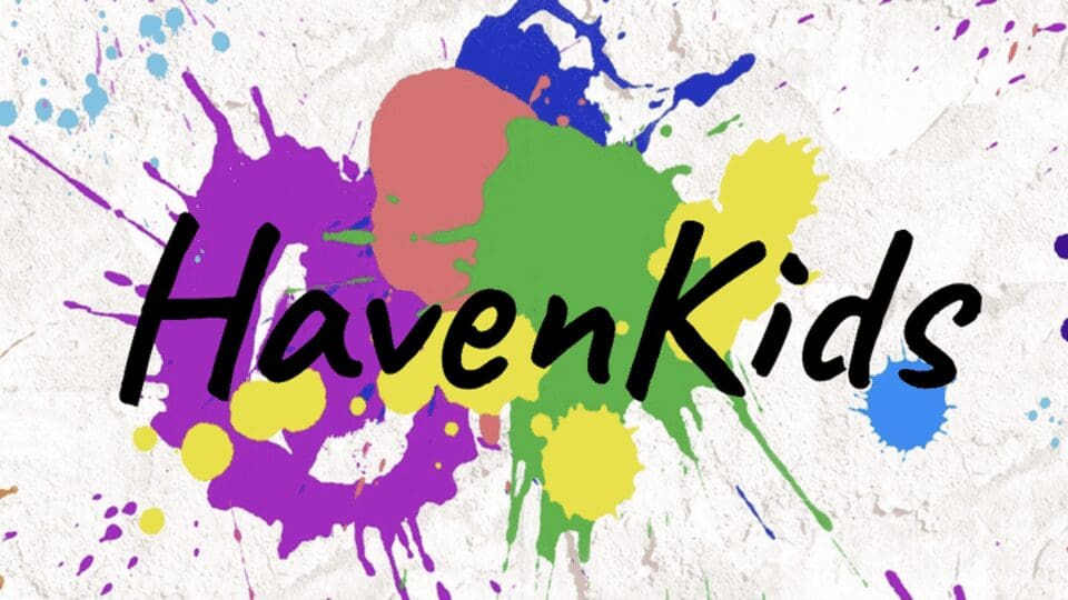 HavenKids colorful paint splatter design